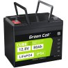 Green Cell CUBE LiFePO4-akku 80Ah 12.8V 1024Wh Litium-rautafosfaatti Asuntovaunuun, Retkeilyyn, Kutra, Matkailuvaunuihin