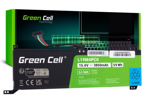 Akku Green Cell L19M4PC0 Lenovo Legion 5P-15IMH05 5P-15IMH05H 5-15IMH05 5-15IMH05 5-15IMH05H 5-15ARH05 5-15ARH05H