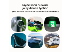 Green Cell CUBE AGM IP54 VRLA 6V 4.5Ah huoltovapaa akku hälytysjärjestelmään kassakoneeseen leluihin autoihin vaaoihin