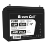 Green Cell CUBE AGM IP54 VRLA 12V 75Ah huoltovapaa akku Campervan aurinkosähköveneen aurinkopaneeleihin