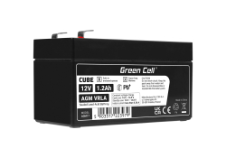 Green Cell ® Gel Batterie AGM VRLA 12V 1.2Ah