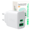 Green Cell PowerSource Duo30 USB/USB-C-laturi, valkoinen, 30 W Power Delivery -virtalähde