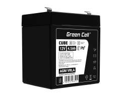 Green Cell® AGM VRLA 12V 4.5Ah huoltovapaa akku UPS:lle UPS:lle keskeytymättömät virtalähteet