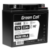 Green Cell® AGM VRLA 12V 22Ah huoltovapaa akku veneeseen, skootteriin, leluihin, pyörätuoliin