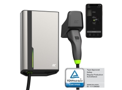 Green Cell GC HabuDen Wallbox 22kW 32A 5m kaapeli tyyppi 2 Smart EV latausasema sähköautoille GC App Bluetooth WiFi