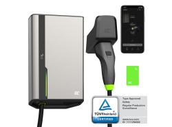 Green Cell GC HabuDen Wallbox 22kW 32A 7,5m NFC kaapeli tyyppi 2 Smart EV latausasema sähköautoille GC App Bluetooth WiFi