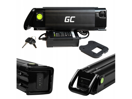 GC Silverfish akku Ebike-sähköpyörälle laturilla 24V 10.4Ah 250Wh XLR 3 pin, mukaan lukien Prophete. Puolan tuotanto.