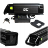 GC Silverfish akku Ebike-sähköpyörälle laturilla 24V 10.4Ah 250Wh XLR 3 pin, mukaan lukien Prophete. Puolan tuotanto.