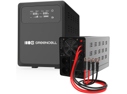 Greencell Keskeytymätön Virtalähde AVR UPS 2000VA 1200W PowerCore 24 VDC LCD-näytöllä