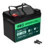Green Cell Cube AGM VRLA IP54 12V 33Ah huoltovapaa akku ruoholeikkuriin, skootteriin, veneeseen, pyörätuoliin