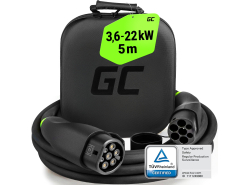 GC Snap EV Latauskaapeli Tyypin 2 11kW / 22kW 5m varten Tesla Model 3 S X Y, VW ID.3, ID.4, Kia EV6, Audi E-Tron, Fiat 500e