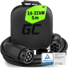 GC Snap EV Latauskaapeli Tyypin 2 11kW / 22kW 5m varten Tesla Model 3 S X Y, VW ID.3, ID.4, Kia EV6, Audi E-Tron, Fiat 500e