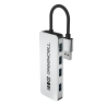 Adapteri Basic HUB Greencell USB-A 4in1 (4×USB 3.0) – nopea siirto 5 Gb/s, alumiinikuori