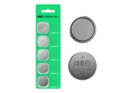 5x litiumakku CR2025 CR 2025 3V 160mAh Greencell nappiakku Blister