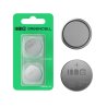 Greencell Blister 2x litiumakku CR2032 3V 220mAh nappiakku avaimelle, kellolle, kauko-ohjaimelle, vaalle