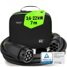 GC Snap EV Latauskaapeli Tyypin 2 11kW 22kW 7m varten Tesla Model 3 S X Y, Kia EV6, Hyundai IONIQ 5, BMW i3, Ford Mach-E