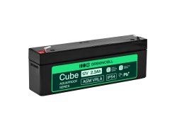 Greencell AGM VRLA 12V 2.5Ah huoltovapaa akku kassakoneisiin, leluiksi, kamerat (178x36x66mm)