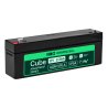 Greencell AGM VRLA 12V 2.5Ah huoltovapaa akku kassakoneisiin, leluiksi, kamerat (178x36x66mm)