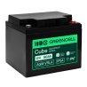 Greencell AGM VRLA 12V 50Ah huoltovapaa akku UPS-virransyötölle, vaa'alle, asuntovaunulle (197x166x170mm)