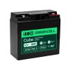 Greencell AGM VRLA 12V 18Ah huoltovapaa akku kassoille, leluja, kameroita (181x77x167mm)
