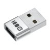 Adapteri Plug&Play Greencell 2,4 A USB-A – USB-C 480 Mbps 12 W alumiini