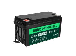 Green Cell® AGM VRLA 12V 65Ah huoltovapaa akku matkailuautoihin, aurinkosähköihin, aurinkopaneeleihin, veneisiin, pyörätuoliin
