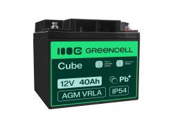 Green Cell ® AGM 12V 40Ah akku VRLA lyijyakku Unbemann Caravan aurinkosähköpyörätuolin aurinkoakku