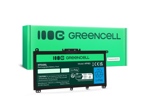 Green Cell Akku HT03XL L11119-855 tuotteeseen HP 250 G7 G8 255 G7 G8 240 G7 G8 245 G7 G8 470 G7, HP 14 15 17, HP Pavilion 14 15