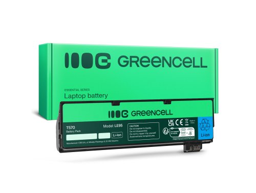 Green Cell Akku 01AV422 01AV490 01AV491 01AV492 tuotteeseen Lenovo ThinkPad T470 T570 A475 P51S T25