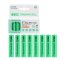 8x Paristot AAA R3 950mAh Ni-MH Ladattavat Akut Green Cell