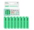 16x Paristot AAA R3 950mAh Ni-MH Ladattavat Akut Green Cell