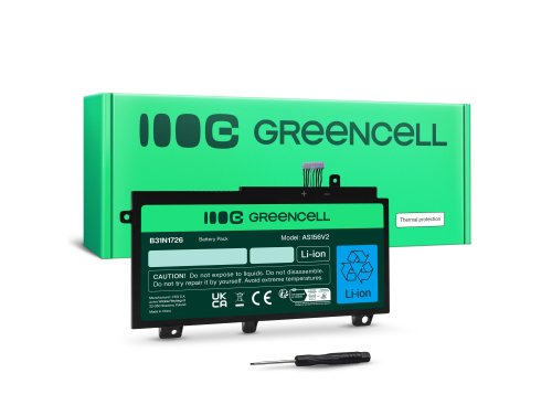 Green Cell Akku B31N1726 tuotteeseen Asus TUF Gaming FX504 FX504G FX505 FX505D FX505G A15 FA506 A17 FA706
