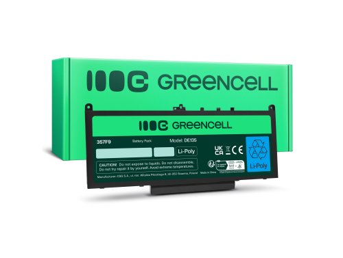 Green Cell Akku J60J5 MC34Y tuotteeseen Dell Latitude E7270 E7470