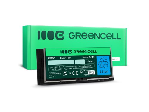 Green Cell Akku FV993 FJJ4W PG6RC R7PND tuotteeseen Dell Precision M4600 M4700 M4800 M6600 M6700 M6800