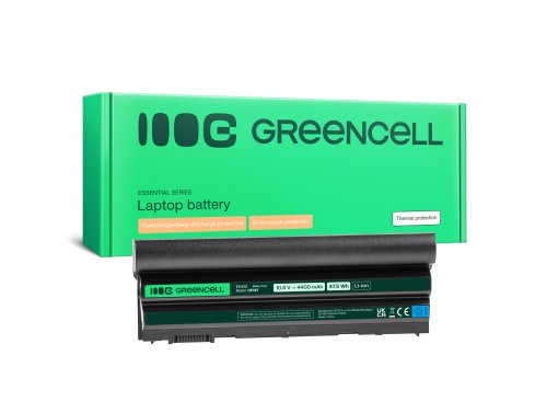 Green Cell Akku M5Y0X tuotteeseen Dell Latitude E6420 E6430 E6520 E6530 E5420 E5430 E5520 E5530 E6440 E6540 Vostro 3460 3560