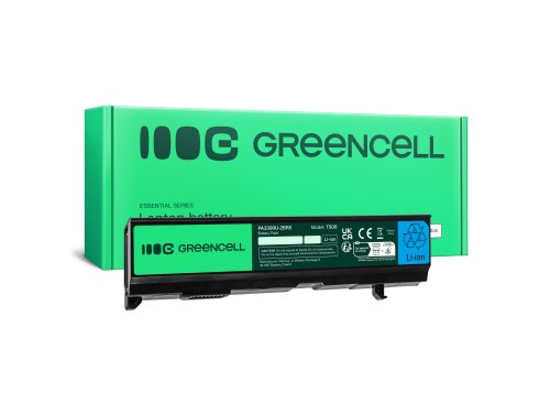 Green Cell Akku PA3399U-2BRS tuotteeseen Toshiba Satellite A100 A105 M100 Satellite Pro A100 Equium A100