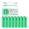 16x Paristot AA R6 2600mAh Ni-MH Ladattavat Akut Green Cell