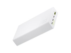 Green Cell PowerPlay20s Valkoinen Power Bank 20000mAh 22,5W PD USB C pikalatauksella iPhone 15 14 13 12 11 X, Samsung Galaxy S24