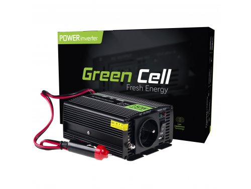 Invertteri Green Cell ® -taajuusmuuttajan jännitemuuntaja 12V - 230V 150W / 300W